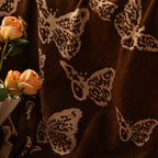 Butterfly Jacquard Soft Couch Blankets Cover for Couch Reversible Modern Sofa Slipcover Throw Covers