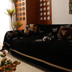 Butterfly Jacquard Soft Couch Blankets Cover for Couch Reversible Modern Sofa Slipcover Throw Covers