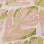 Botanical Sofa Cover with Chiffon Skirt, Floral Couch Throw Blanket for All-Season