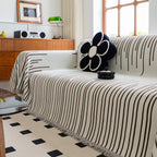 Boho Striped Jacquard Throw Sofa Slipcover Chenille Sofa Throws for Couches for Pets Kids Home Decor