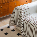 Boho Striped Jacquard Throw Sofa Slipcover Chenille Sofa Throws for Couches for Pets Kids Home Decor