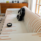 Boho Striped Jacquard Throw Sofa Slipcover Chenille Sofa Throws for Couches for Pets Kids Home Decor