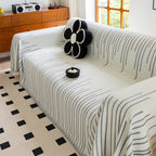 Boho Striped Jacquard Throw Sofa Slipcover Chenille Sofa Throws for Couches for Pets Kids Home Decor