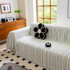 Boho Striped Jacquard Throw Sofa Slipcover Chenille Sofa Throws for Couches for Pets Kids Home Decor