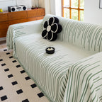Boho Striped Jacquard Throw Sofa Slipcover Chenille Sofa Throws for Couches for Pets Kids Home Decor