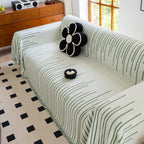 Boho Striped Jacquard Throw Sofa Slipcover Chenille Sofa Throws for Couches for Pets Kids Home Decor