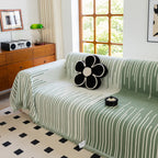 Boho Striped Jacquard Throw Sofa Slipcover Chenille Sofa Throws for Couches for Pets Kids Home Decor