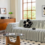 Boho Striped Jacquard Throw Sofa Slipcover Chenille Sofa Throws for Couches for Pets Kids Home Decor