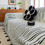 Boho Striped Jacquard Throw Sofa Slipcover Chenille Sofa Throws for Couches for Pets Kids Home Decor