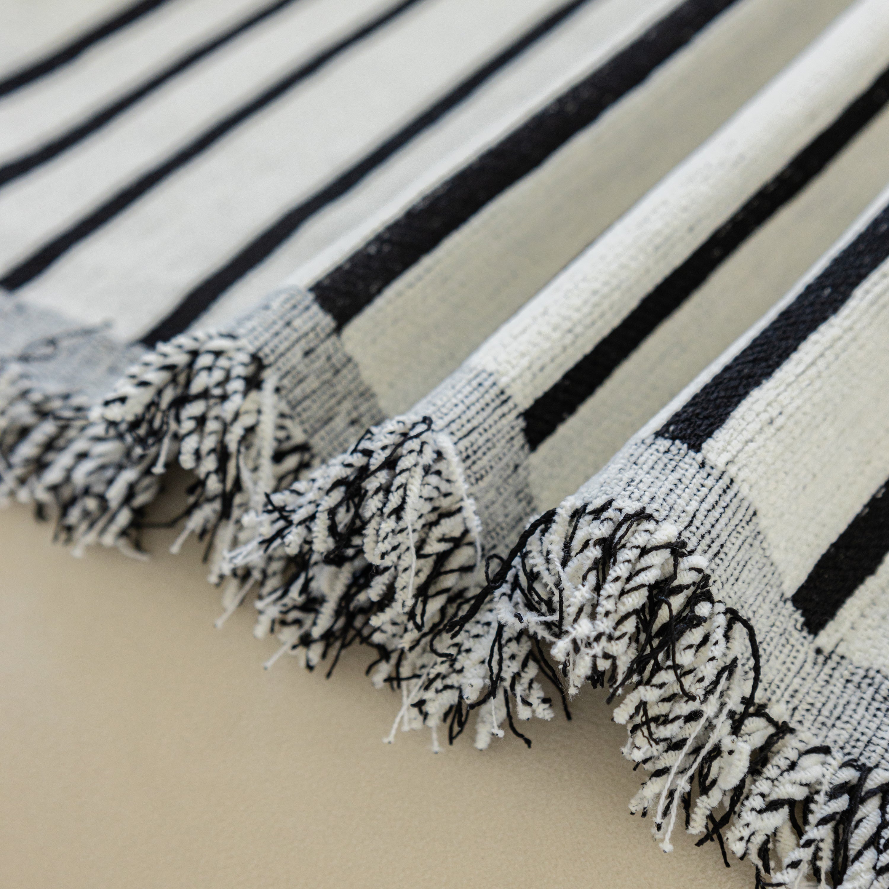 Boho Striped Jacquard Throw Sofa Slipcover Chenille Sofa Throws for Couches for Pets Kids Home Decor