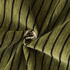 Chenille Camellia Floral Sofa Throw Cover Couch Blanket with Striped Jacquard