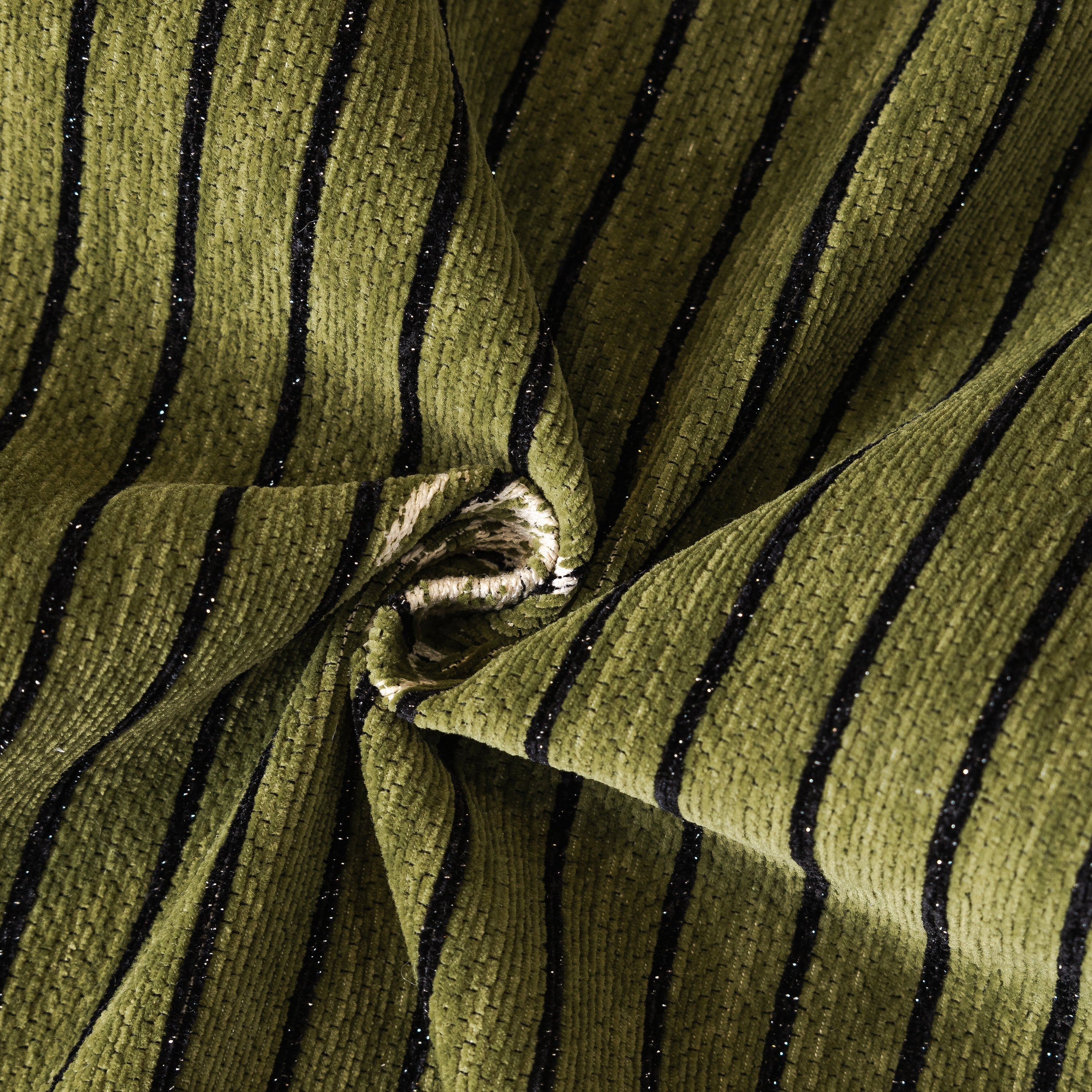 Chenille Camellia Floral Sofa Throw Cover Couch Blanket with Striped Jacquard