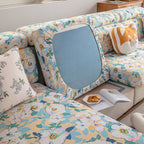 Cartoon Printing Elastic Seat Cushion Cover 1/2/3/4 Seater Sofa Cover Back Cushion Cover For Living Room