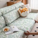 Cartoon Printing Elastic Seat Cushion Cover 1/2/3/4 Seater Sofa Cover Back Cushion Cover For Living Room
