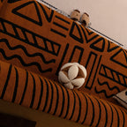 Boho Plush Couch Cover Bohemian Throw Blanket Decor Covers Sofa Chair Furniture Bed
