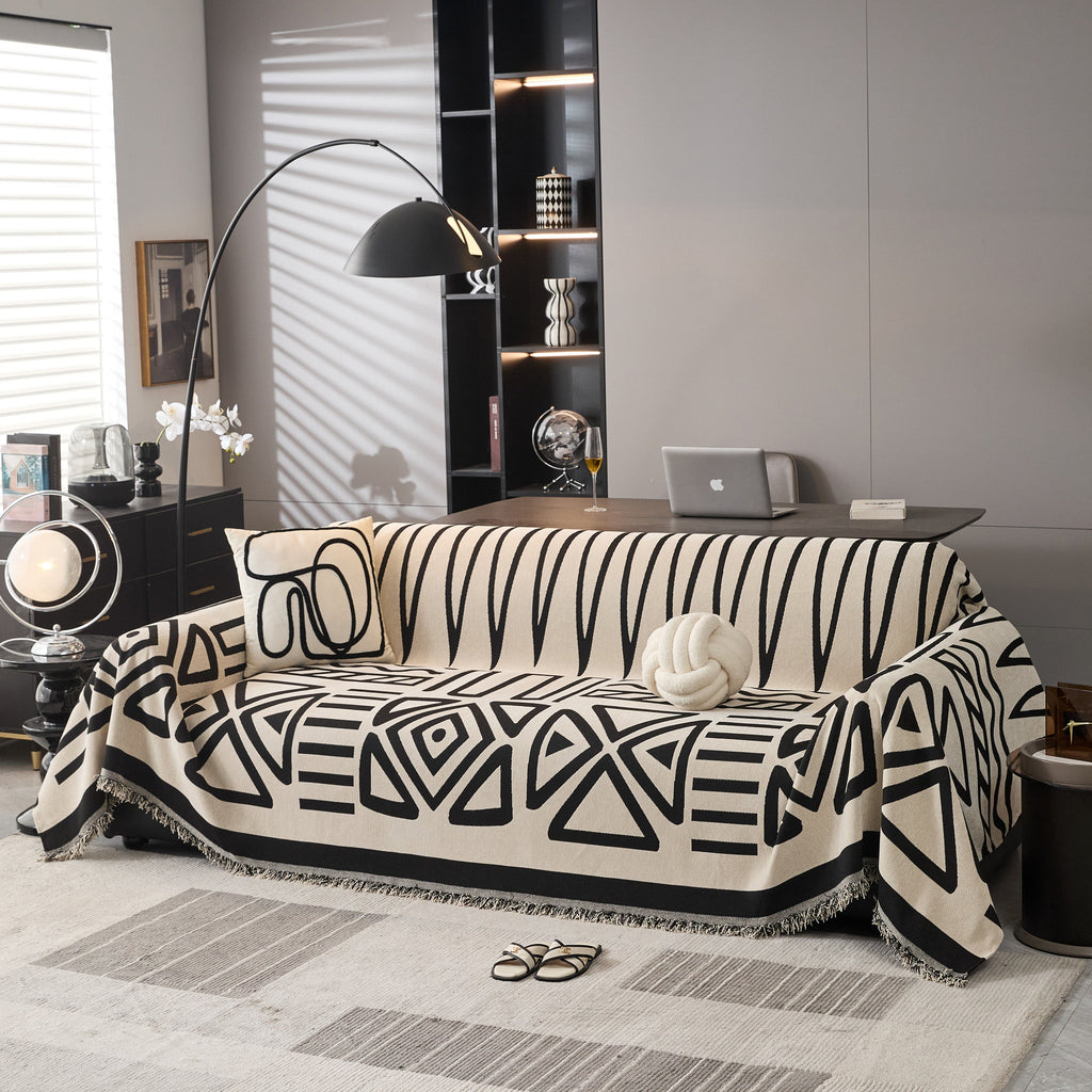 Boho Chenille Sofa Throw Covers Sectional Sofa Couch Cover Sofa Protector Covers
