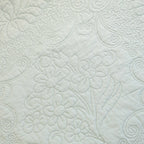 Baroque Floral Quilted Cotton Sofa Cover, Non-Slip Washable Couch Protector