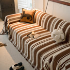 Bohemian Striped Sofa Cover, Decor Woven Throw for Couch, Loveseat, or Sectional