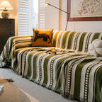 Bohemian Striped Sofa Cover, Decor Woven Throw for Couch, Loveseat, or Sectional