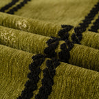 Boho Couch Throw Blanket with Textured Stripes, Sofa Cover for Living Room Decor