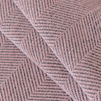 Boho Herringbone Sofa Throw Blanket with Pom Pom Tassels Stylish Furniture Slipcover